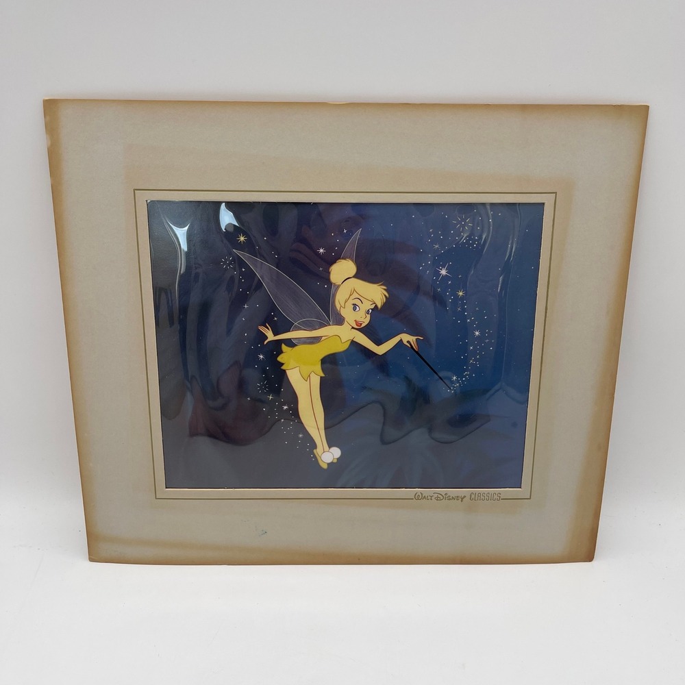 Vintage Walt Disney Classics Tinker Bell Disneyland‎ Reproduction Art Matted